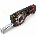 Mètre ruban laser multifonctions 5 m avec niveau à bulle