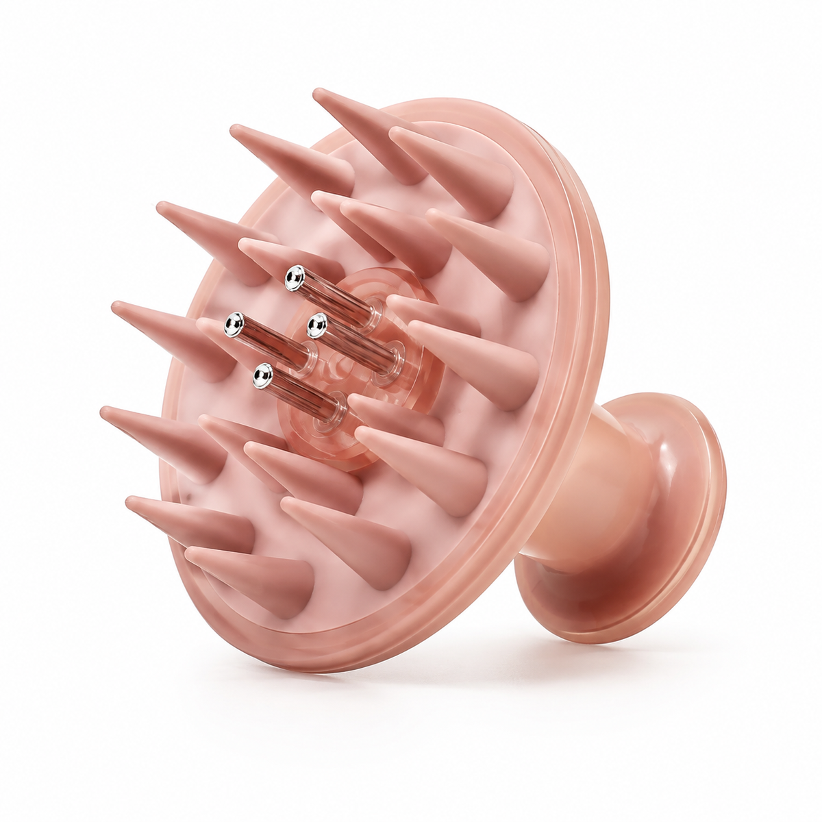 Brosse applicatrice d’huile et masseur du cuir chevelu 2-en-1