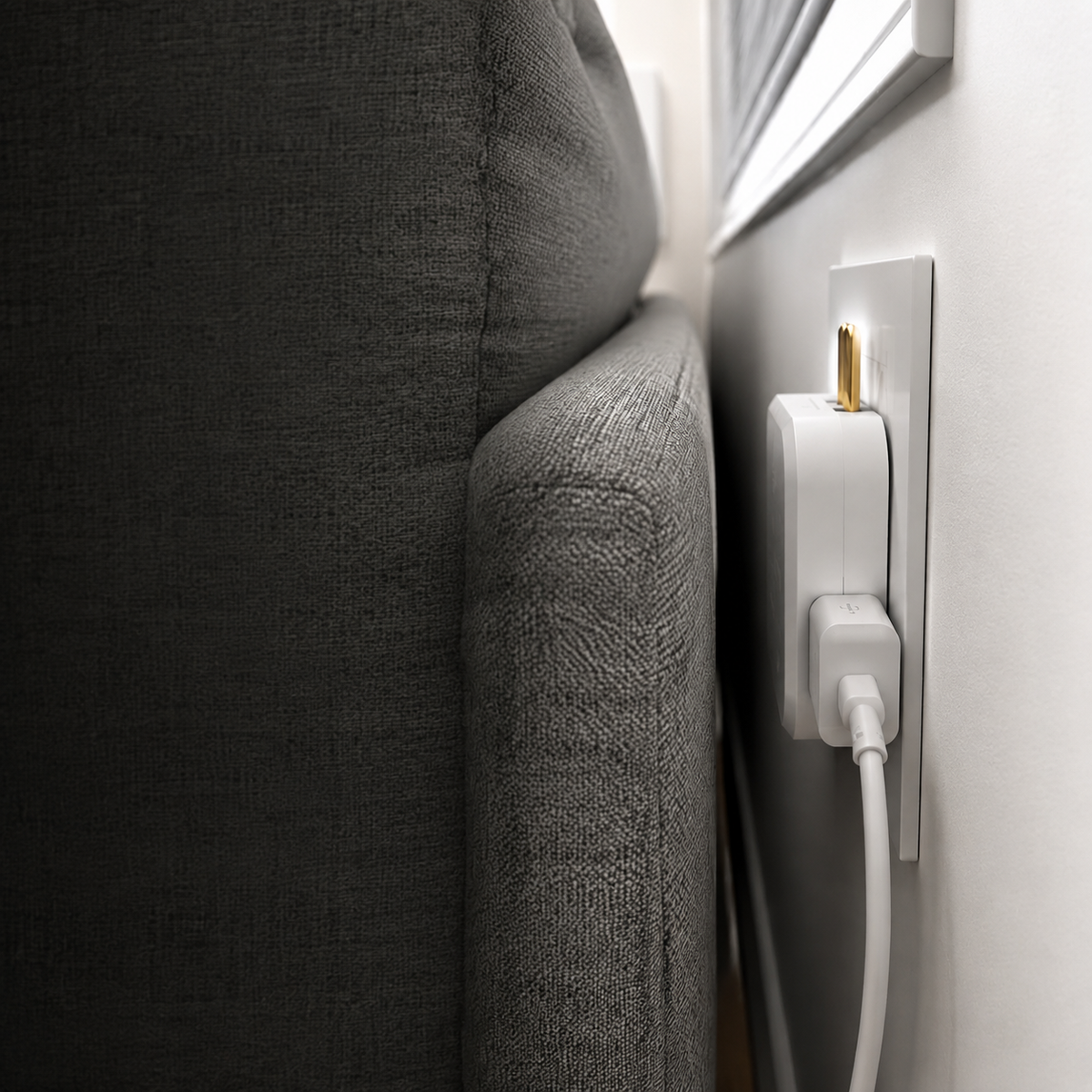 Adaptateur mural pivotant 3 prises – Format compact