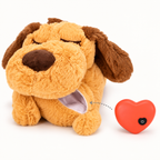 Peluche apaisante pour chien avec battements de cœur