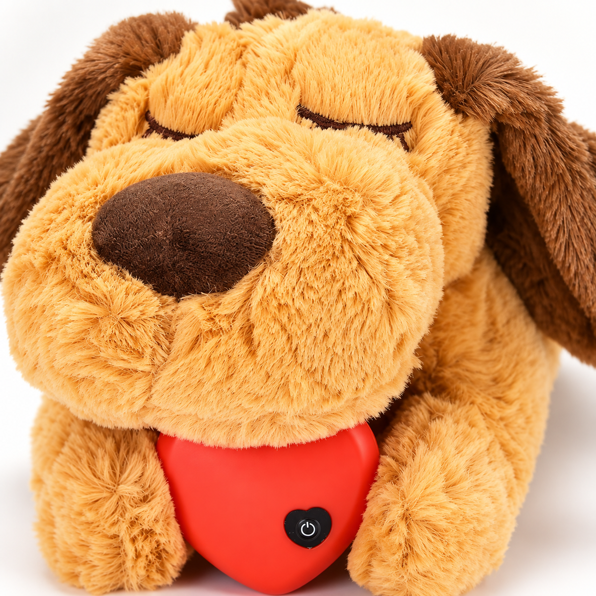 Peluche apaisante pour chien avec battements de cœur