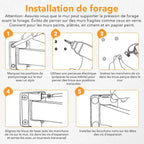 Étendoir mural pliable gain de place