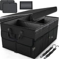 Organisateur de Coffre Voiture 55–65 L – Pliable, Renforcé et Modulable
