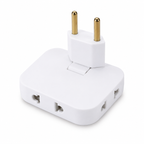 Adaptateur mural pivotant 3 prises – Format compact