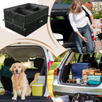 Organisateur de Coffre Voiture 55–65 L – Pliable, Renforcé et Modulable