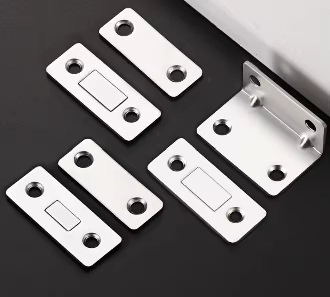 Fermeture magnétique extra-plate pour placards et tiroirs